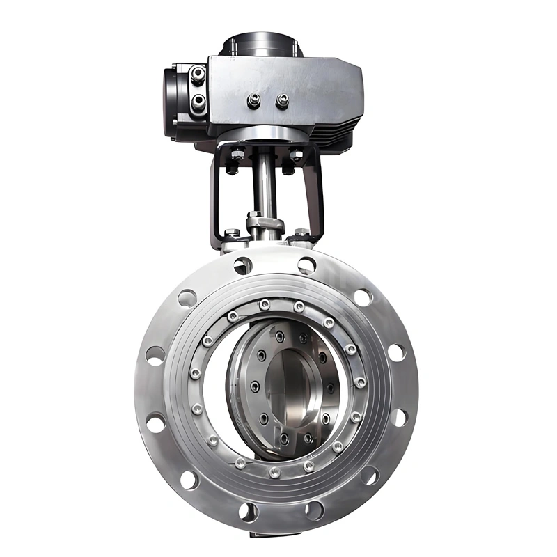 PN16 DN250 CF8 Metal Seal Hard-Seal Triple Eccentric Flange Butterfly Valve - Image 2