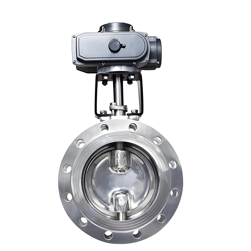 PN16 DN250 CF8 Metal Seal Hard-Seal Triple Eccentric Flange Butterfly Valve - Image 3