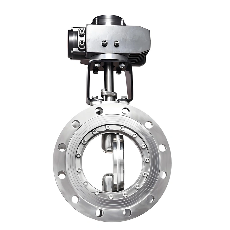 PN16 DN250 CF8 Metal Seal Hard-Seal Triple Eccentric Flange Butterfly Valve - Image 4