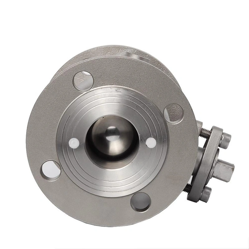 PN16 Thermal Insulation Jacketed Ball Valve Steam Stainless Steel Flange Ball Valve - Image 1