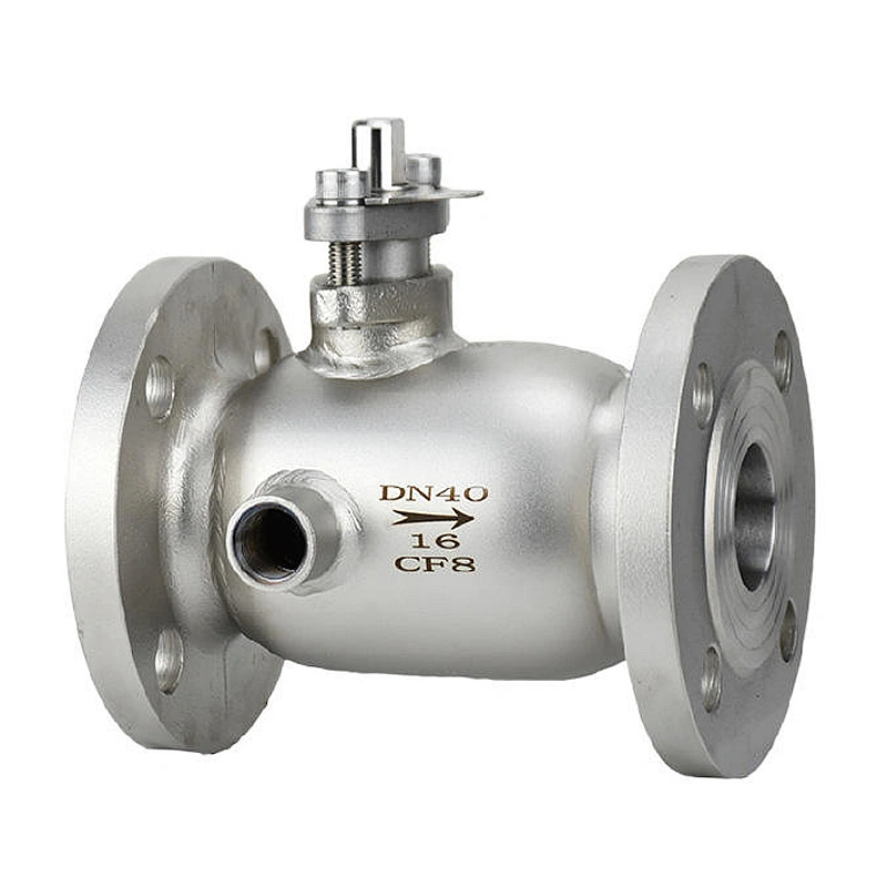 PN16 Thermal Insulation Jacketed Ball Valve Steam Stainless Steel Flange Ball Valve - Image 2