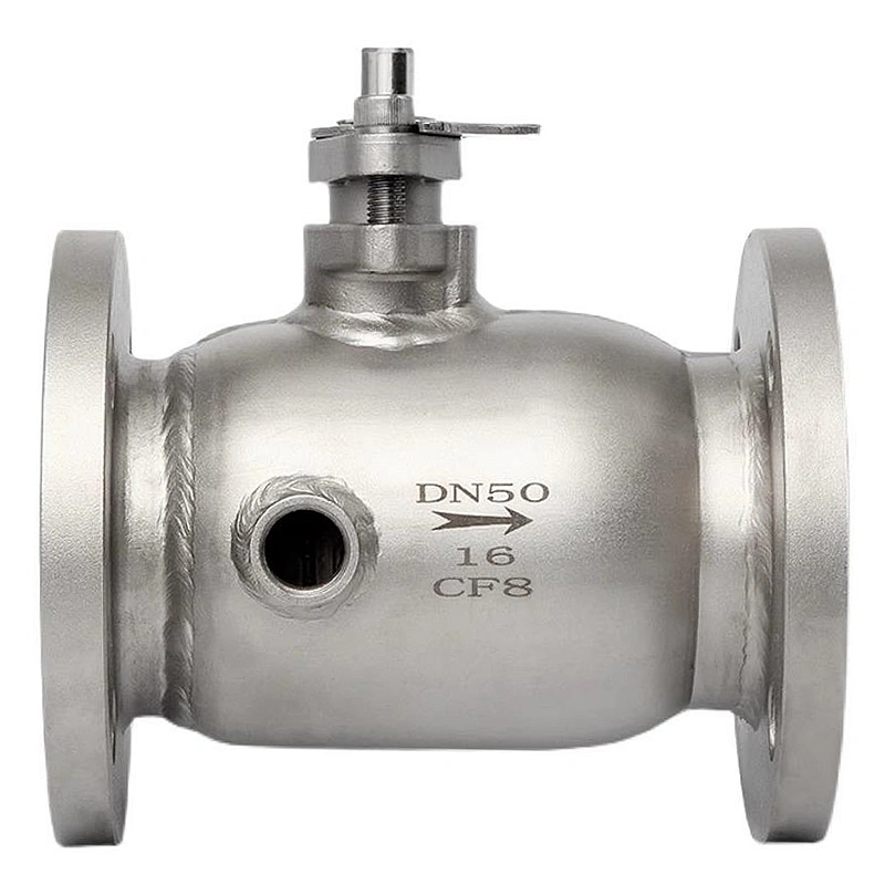 PN16 Thermal Insulation Jacketed Ball Valve Steam Stainless Steel Flange Ball Valve - Image 4