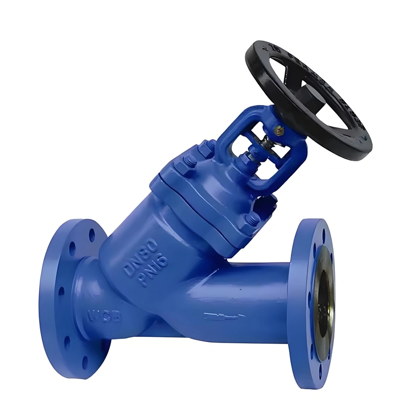 PN16 Y Type Manual Butt Welded Bellow Seals Globe Valve - Image 2