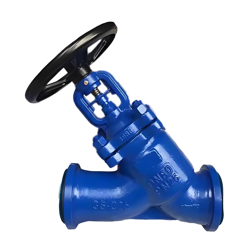 PN16 Y Type Manual Butt Welded Bellow Seals Globe Valve - Image 3
