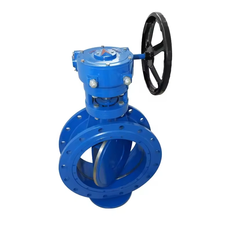 DN500 Pneumatic Motorized Double Eccentric butterfly Valve Pn16 High-Performance Double-Offset Butterfly Valve - Image 2