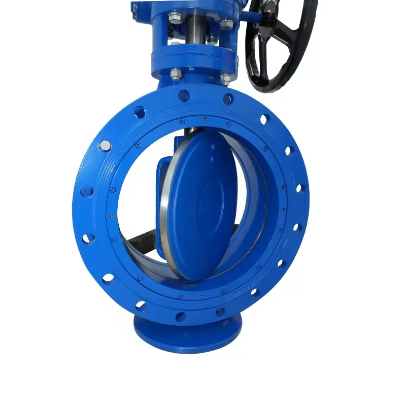 DN500 Pneumatic Motorized Double Eccentric butterfly Valve Pn16 High-Performance Double-Offset Butterfly Valve - Image 4