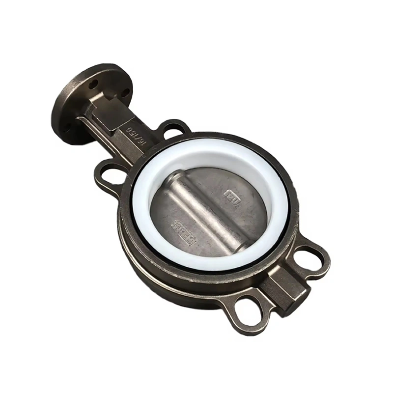 SS304 CF8 Water Media Butterfly Valve with Actuator Manual Power Concentric/Eccentric Body Wafer/LT/Flange Connection
