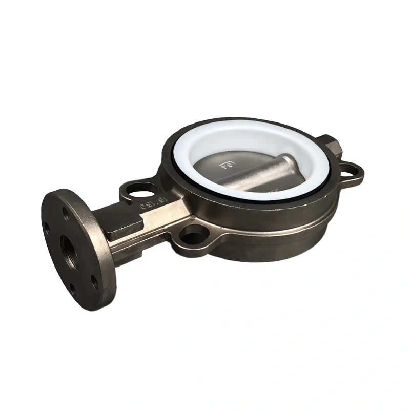 SS304 CF8 Water Media Butterfly Valve with Actuator Manual Power Concentric/Eccentric Body Wafer/LT/Flange Connection - Image 1