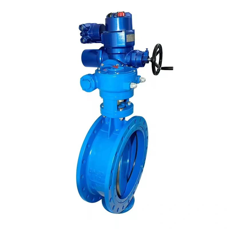 Telescopic Double Eccentric butterfly Valve Bidirectional Sealing Metal 4 Inch Double Offset butterfly Valve - Image 1