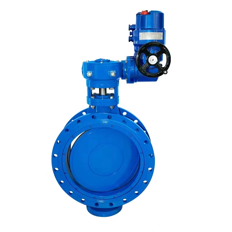 Telescopic Double Eccentric butterfly Valve Bidirectional Sealing Metal 4 Inch Double Offset butterfly Valve - Image 3