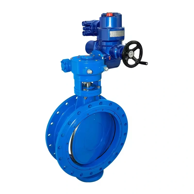 Telescopic Double Eccentric butterfly Valve Bidirectional Sealing Metal 4 Inch Double Offset butterfly Valve - Image 4