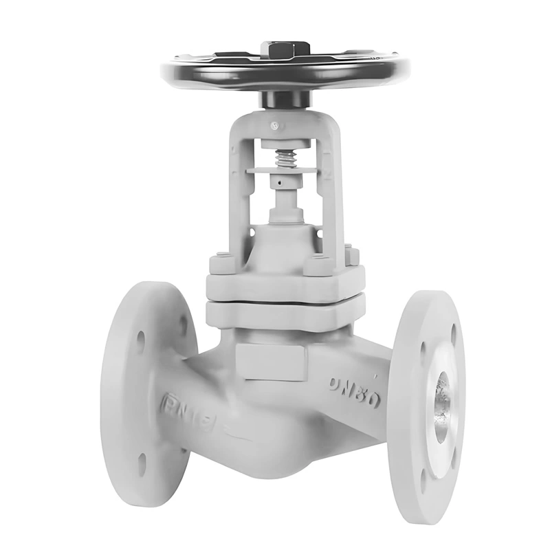 DN15~DN400 PN16~PN25 WCB Cast Steel Manual Bellow Seal Globe Valve - Image 1