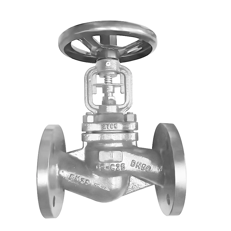 DN15~DN400 PN16~PN25 WCB Cast Steel Manual Bellow Seal Globe Valve - Image 2