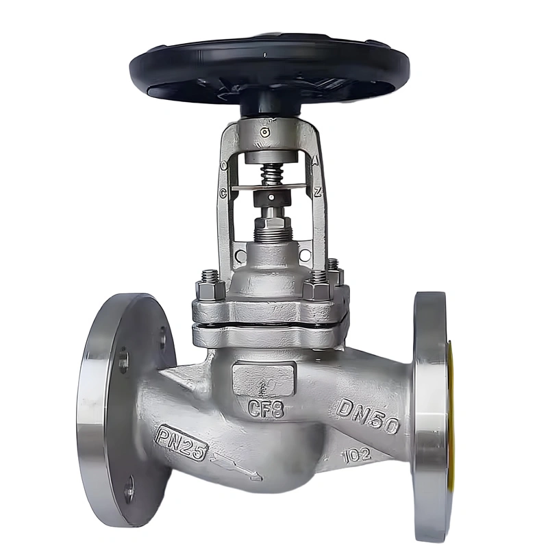 DN15~DN400 PN16~PN25 WCB Cast Steel Manual Bellow Seal Globe Valve - Image 3
