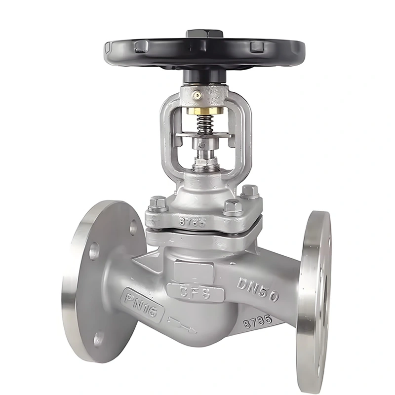 DN15~DN400 PN16~PN25 WCB Cast Steel Manual Bellow Seal Globe Valve - Image 4
